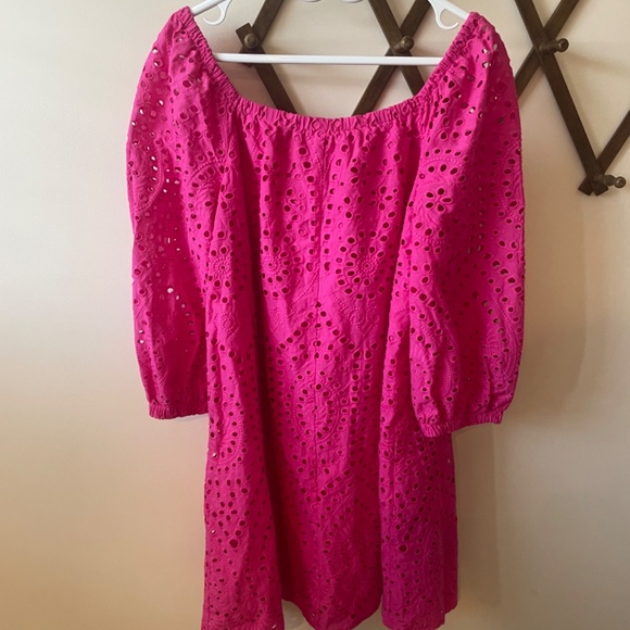 Reitmans Hot Pink knee length dress - Picture 5 of 7